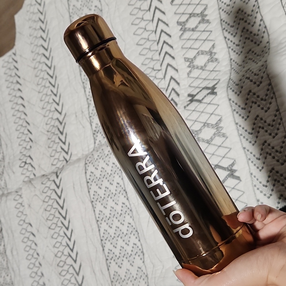 Doterra Ombre Rose Gold Water Bottle